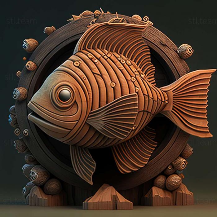 3D модель Рибні боти (STL)